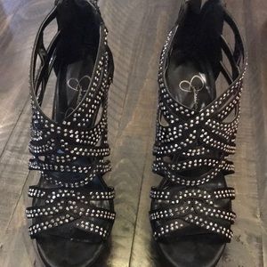 Jéssica Simpson high heels